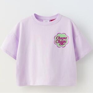 Zara girls cropped tee. 9-10 yrs